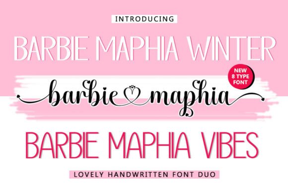 Barbie Maphia: A Font Duo for Elegant, Romantic Design