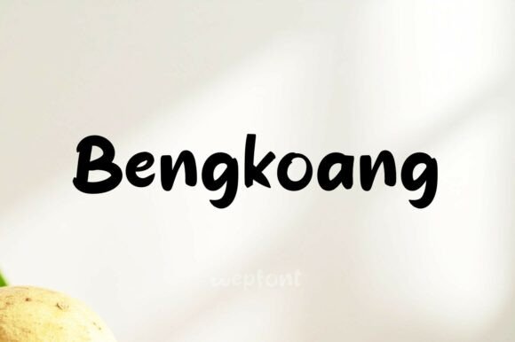 Bengkoang: The Script Font with Genuine Charm
