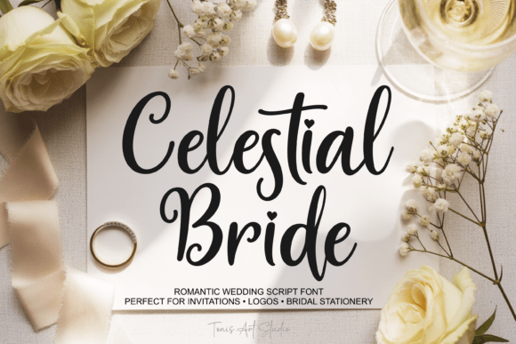 Celestial Bride: The Wedding Script Font for Timeless Elegance