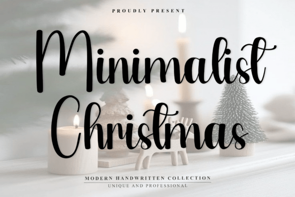 Elegant Typography: The Minimalist Christmas Font