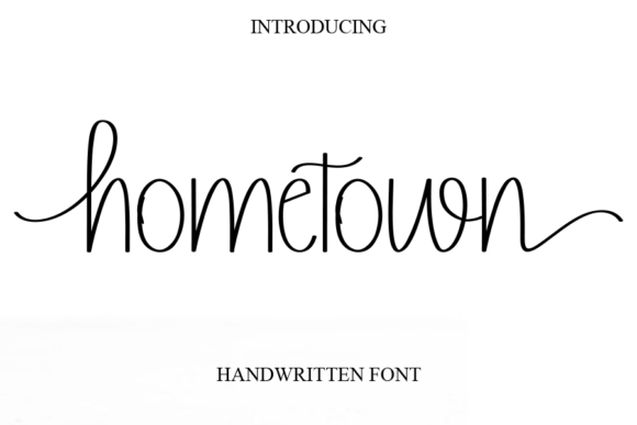 Hometown Font: A Handwritten Script for Authentic Branding