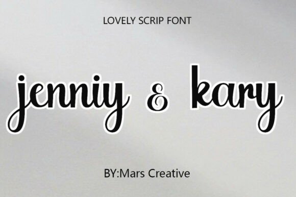 Jenniy & Kary: The Modern Script for Effortless Design