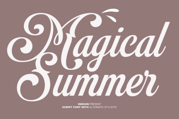 Magical Summer: A Font That Captures Nostalgic Charm