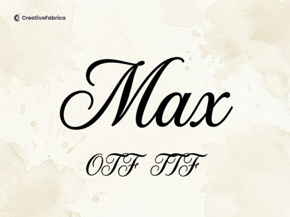 Max: The Elegant Script for Timeless Design