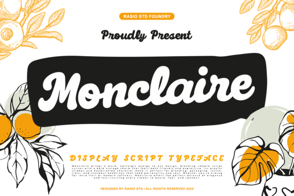 Monclaire: A Vintage Script Font for Modern Design