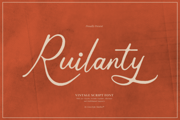 Ruilanty: A Vintage Script for Modern Design