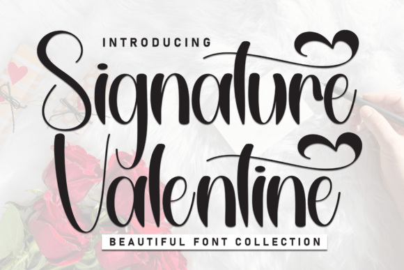 Signature Valentine: The Romantic Script for Modern Design