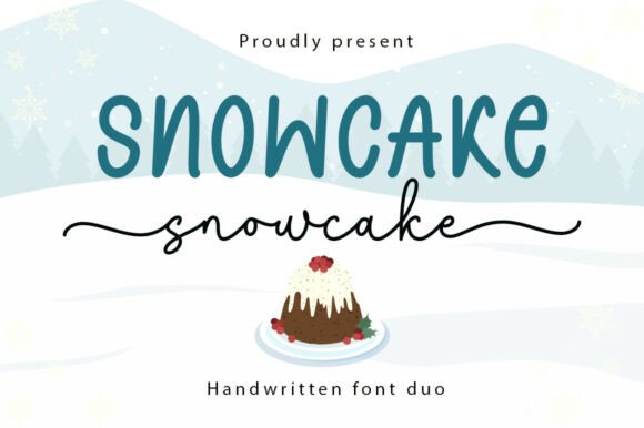 Snowcake Duo: A Font Pairing for Cozy, Modern Design