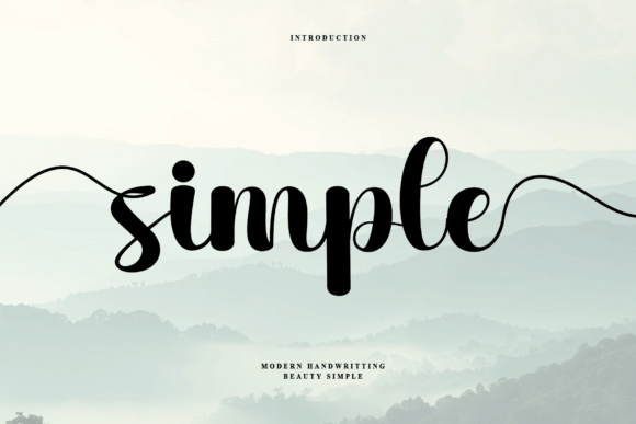 The Simple Elegance of Modern Script Fonts