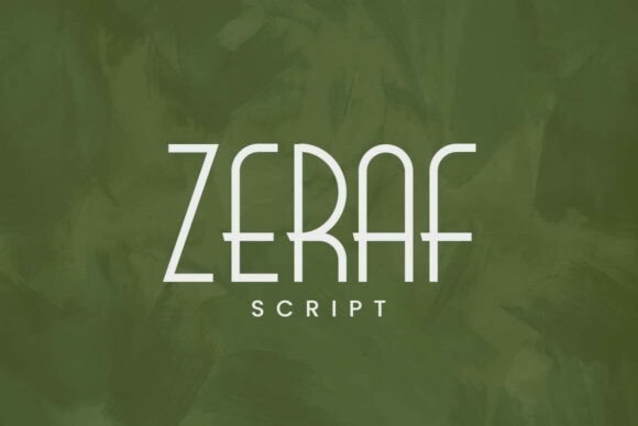 Zeraf Script: Mastering Modern Elegance in Display Typography